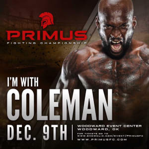 It’s Cortez "Crazy Cowboy" Coleman FIGHT WEEK!!!!!!! Watch the PFC Primus Fighting Championship live stream Saturday starting at 5pm MDT on https://www.fite.tv/!   