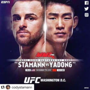 FIGHT ANNOUNCEMENT FOR CODY STAMANN!