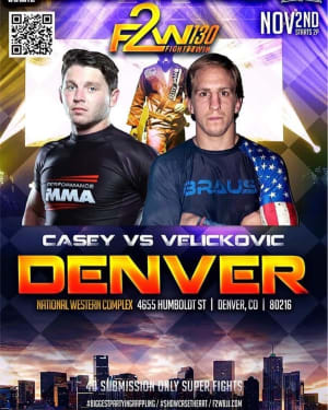 RYAN CASEY FIGHTS TO WIN SATURDAY!