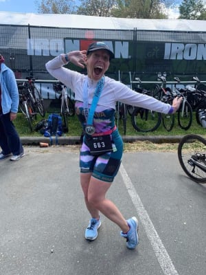 Ironman 70.3 Race Report- Annick Desrosiers