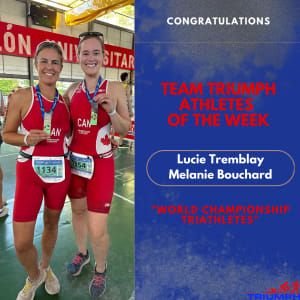 Athletes of the Week: Lucie Tremblay and Melanie Bouchard - A Dynamic Mother-Daughter Triathlon Duo