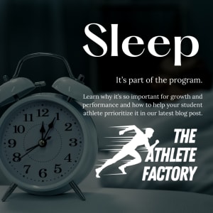 Sleep, it's part of the program