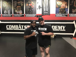 Krav Maga Instructor Sean Sterling at the Coach's Clinic!