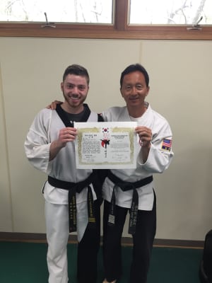 Welcome to our newest 4th degree black belt!