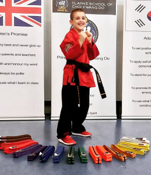 Getting to Junior Children’s Black Belt is no easy feat!