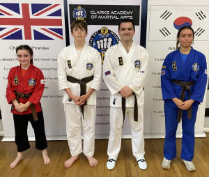 Black Belt Grading Students