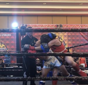 Traveling to the U.S. Muay Thai Open.