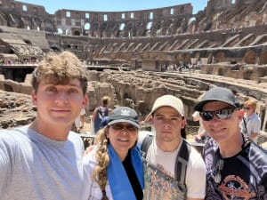 The importance of taking the time to travel and explore the world.