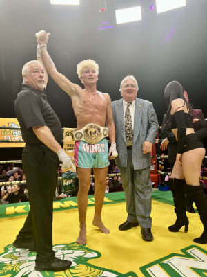 Cade Albracht wins Super Welterweight Gold in Long Beach 