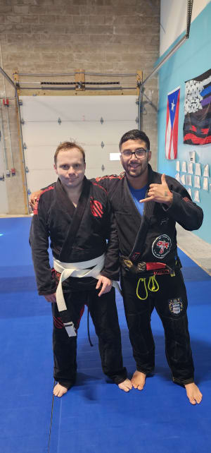 Riches weight loss journey through Jiu Jitsu