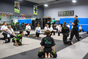 No Negativity Zone at Infinity Martial Arts
