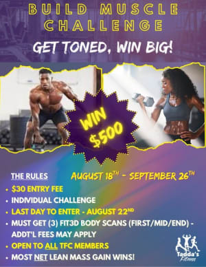 "MUSCLE UP AND WIN BIG"