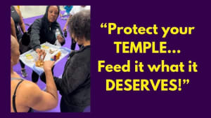 "Protect your TEMPLE...Feed it what it DESERVES!"