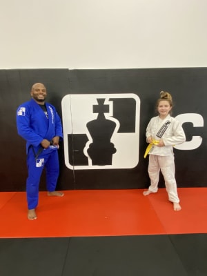 Congratulations to Audrey Smith on her Yellow / White Belt