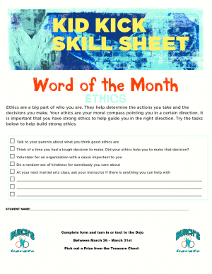 MARCH 2022 WORD OF THE MONTH WORKSHEET