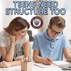 Teens Need Structure Too