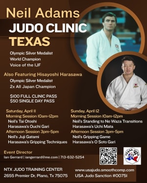Judo Clinic Texas with Neil Adams, The Voice of the IJF