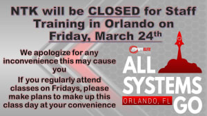 We will be closed for staff training on Friday March 24th. 