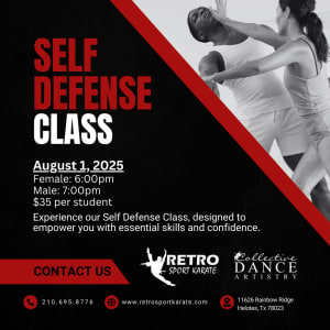Self Defense Class!  AUGUST 1st!