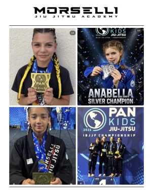 Morselli Jiu Jitsu Academy Girls Shine at IBJJF Pan Kids Championship