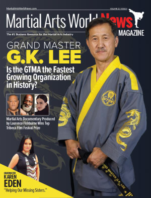 Grand Master G.K. Lee GTMA Cover Feature - Martial Arts World News Magazine - July 2022