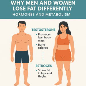 Why Men and Women Lose Fat Differently: The Truth About Hormones and Metabolism