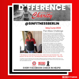 Check in For Charity - Pan Mass Challenge 