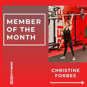 Member of the Month for October is Christine Forbes 