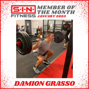 Member of the Month for January 2025 is Damion Grasso!!