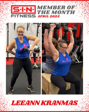 Member of the Month for April 2025 is Leeann Kranmas!!