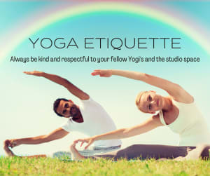Yoga Etiquette