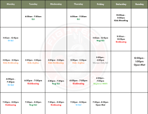 Tuesdays and Thursdays morning classes are now 6am