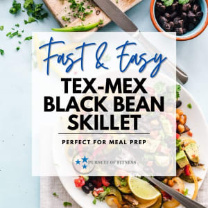 Fast & Easy Tex-Mex Black Bean Skillet