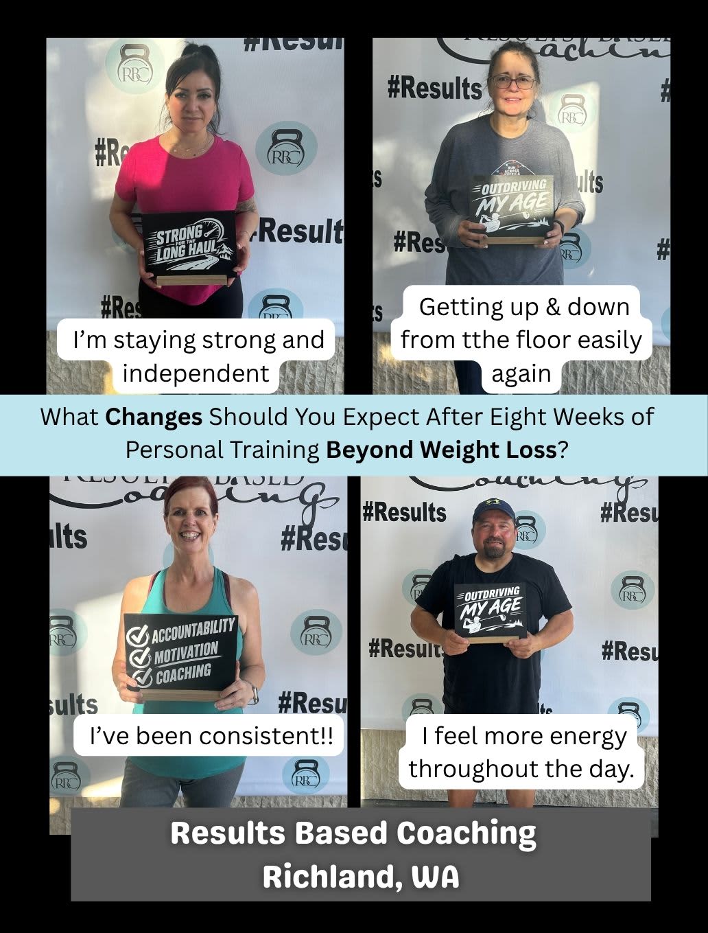 What Changes Should You Expect After Eight Weeks of Personal Training Beyond Weight Loss? | Results Based Coaching