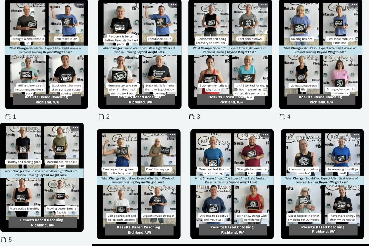 What Changes Should You Expect After Eight Weeks of Personal Training Beyond Weight Loss? | Results Based Coaching