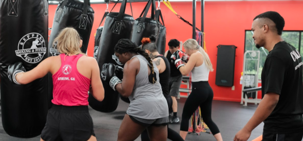 Boxing near Athens