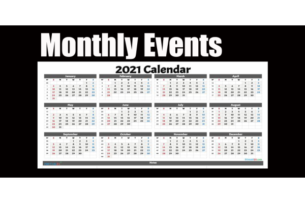 January 2021 Events