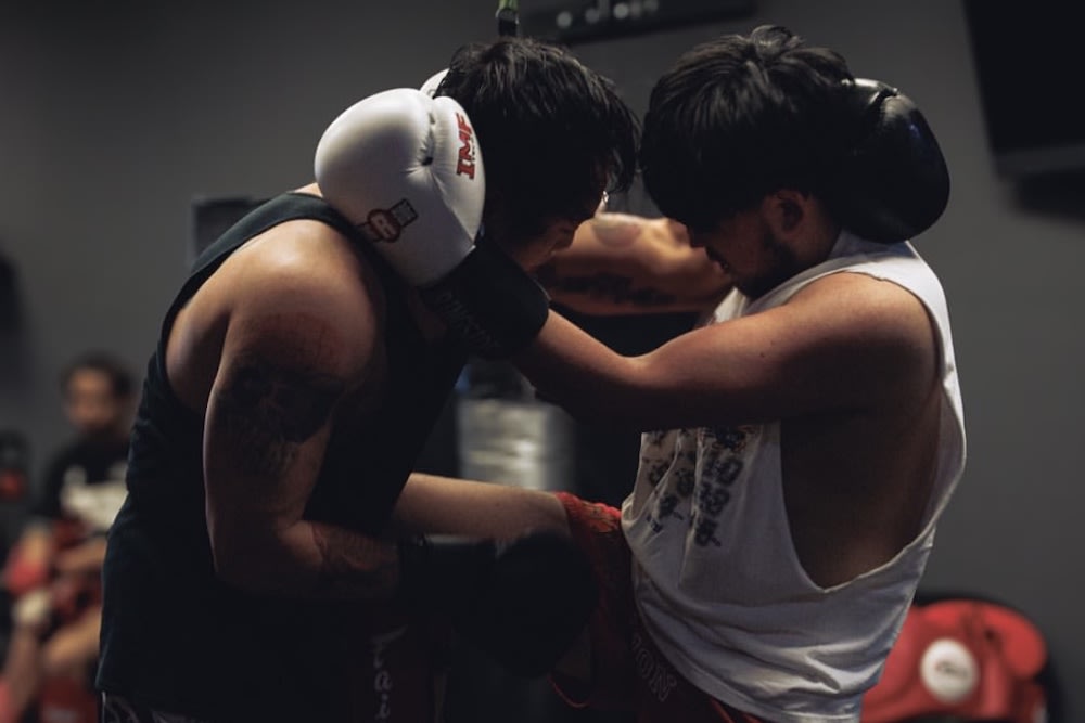 Boxing near Sandy