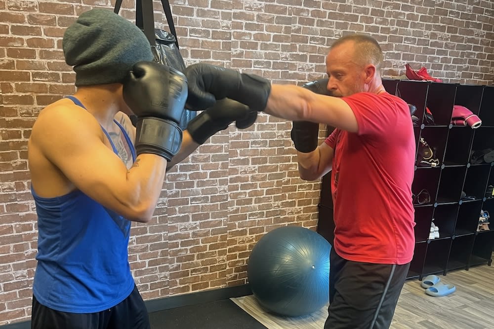 Boxing near Sandy