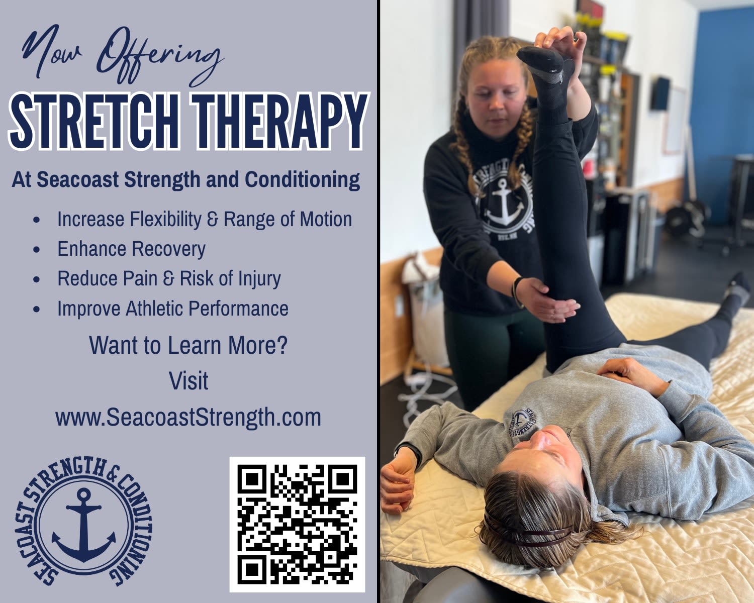 Stretch Therapy Now Available for Online Booking