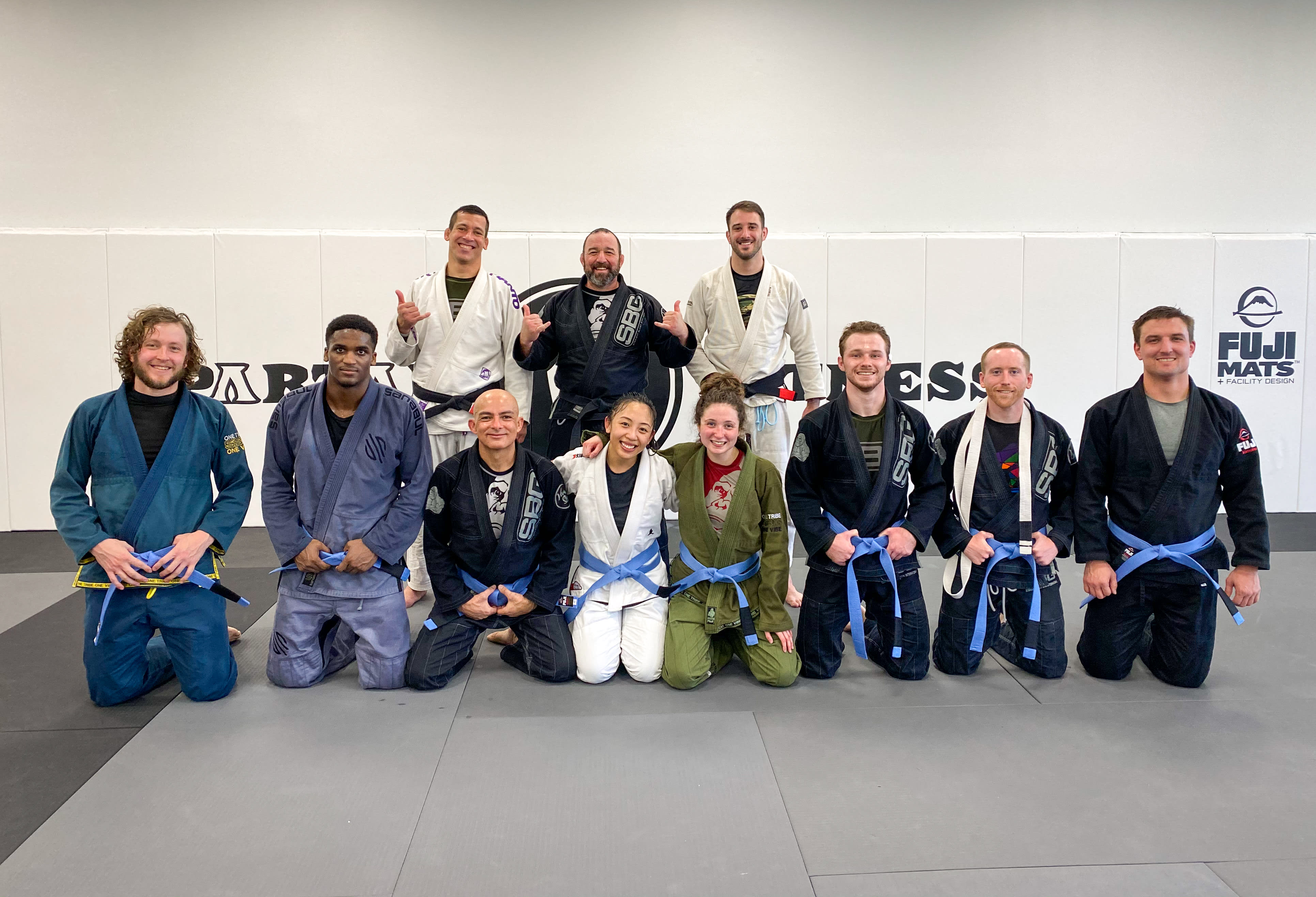 Brazilian JiuJitsu belt promotions at Spartan Fitness MMA Birmingham