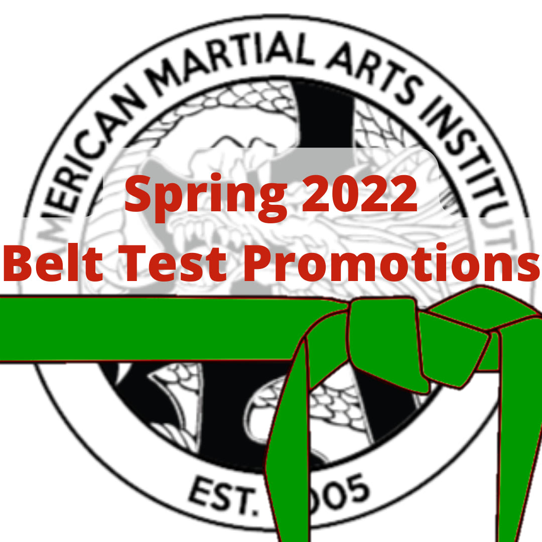 Spring 2022 Belt Test Promotions!