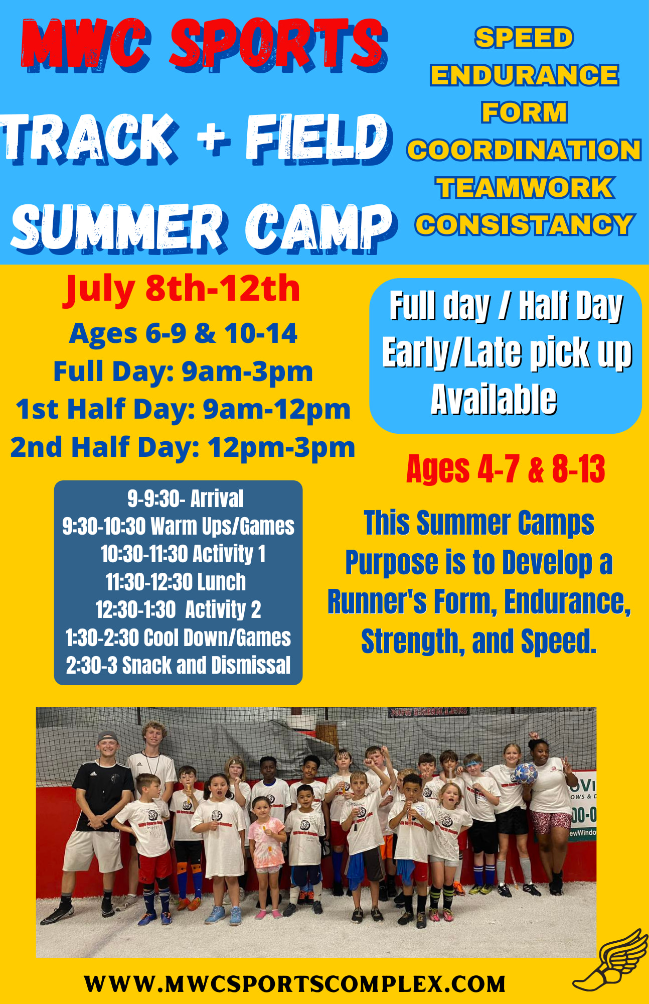 Summer Track + Field Camp