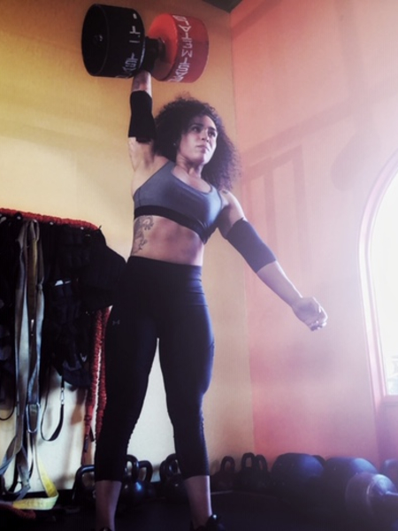 Abril Franco Reyes in Far North Dallas - Extreme Iron Pro Gym