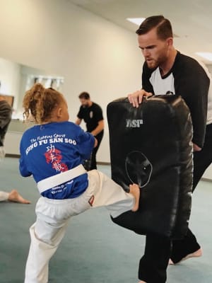 students in Kids Martial Arts in Riverside - Dave Hopkins Kung Fu San Soo