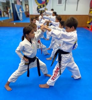 students in Kids Martial Arts  in Albertson - Taecole Tae Kwon Do & Fitness