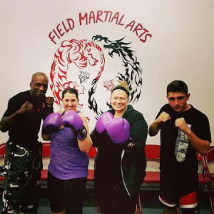 students in Fitness Kickboxing in Norwood - Field Martial Arts Academy students in Fitness Kickboxing in Norwood - Field Martial Arts Academy