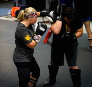 students in fit to fight in St. Charles - MidWest Krav Maga students in fit to fight in St. Charles - MidWest Krav Maga