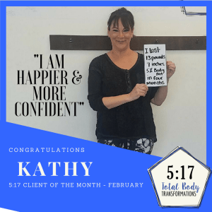 February's Client of the Month: Kathy