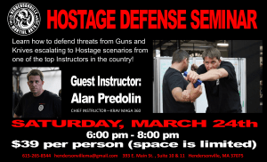 HMA is pleased to be hosting Alan Predolin for a Hostage Defense Seminar on March 24th!
